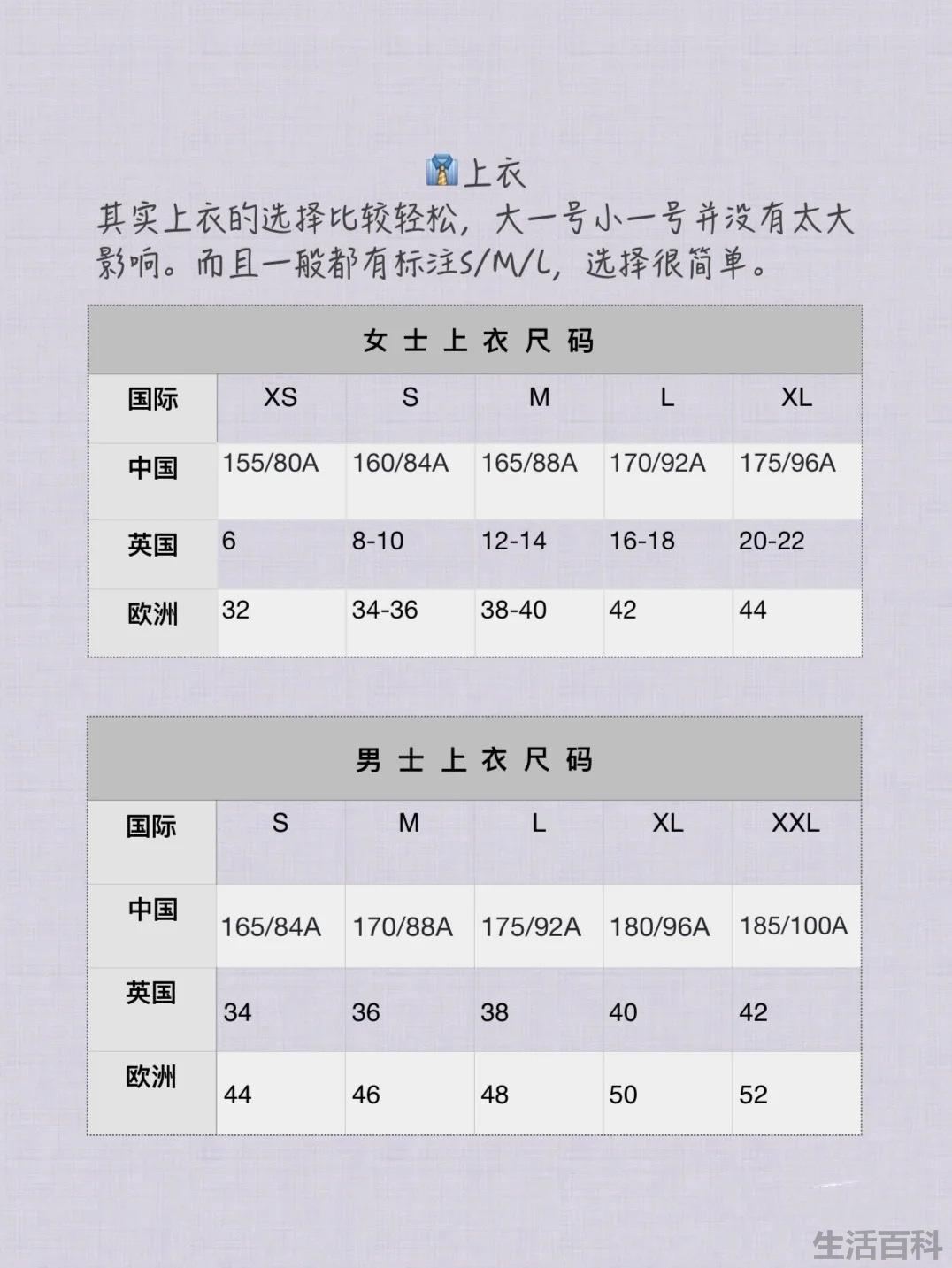 尺码m是多大