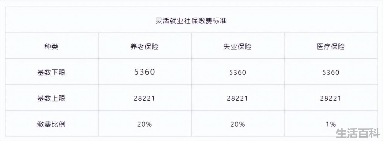 职工社保和灵活就业社保的区别
