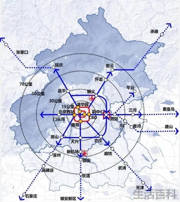 2035年北京地铁规划线路图