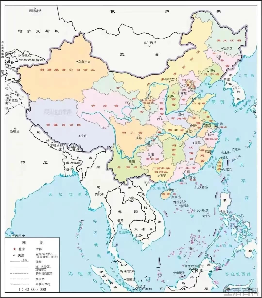 中国最新地图2022年版
