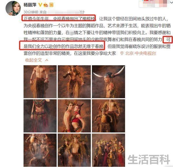 杨丽萍宣布与小彩旗再无关系