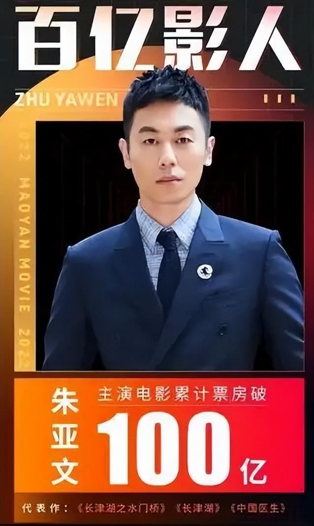 百亿票房演员实时排名