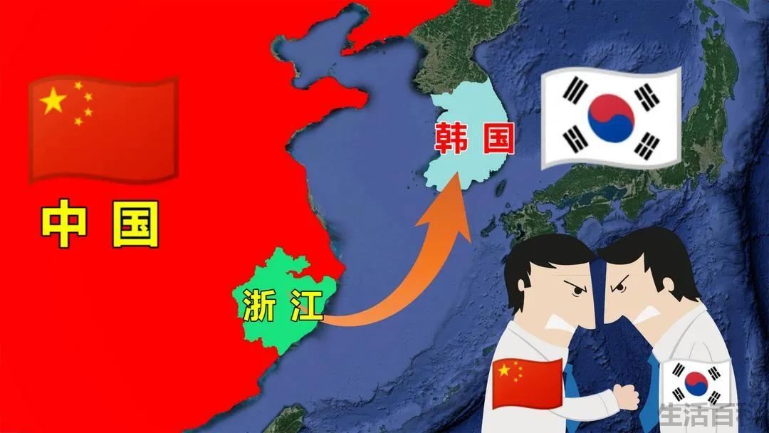 韩国面积相当于中国哪个省