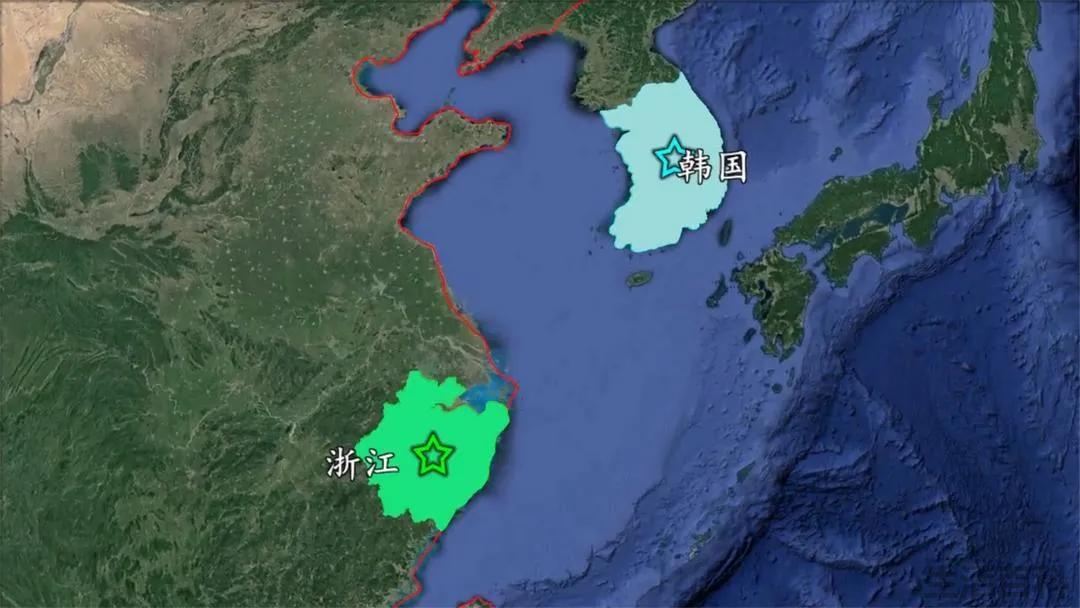 韩国面积相当于中国哪个省