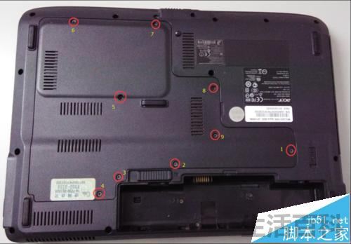 宏基4530笔记本拆解教程