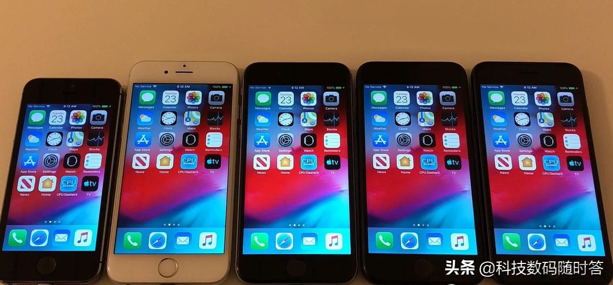 苹果5s系列的外观图片大全