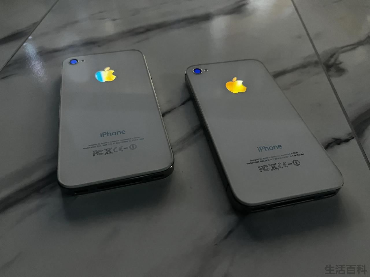 纯净版白色iPhone4和4s哪个好看