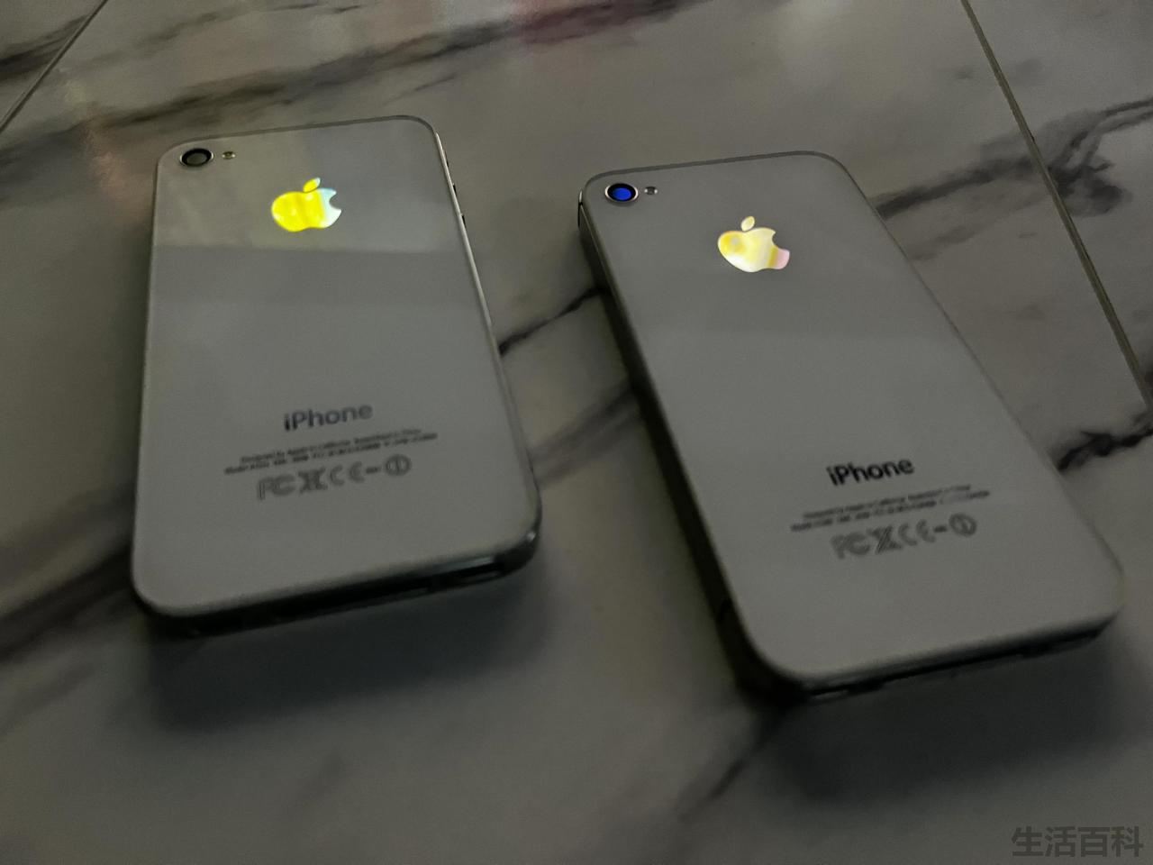 纯净版白色iPhone4和4s哪个好看