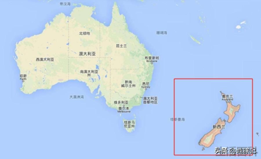 大洋洲有哪些国家地图