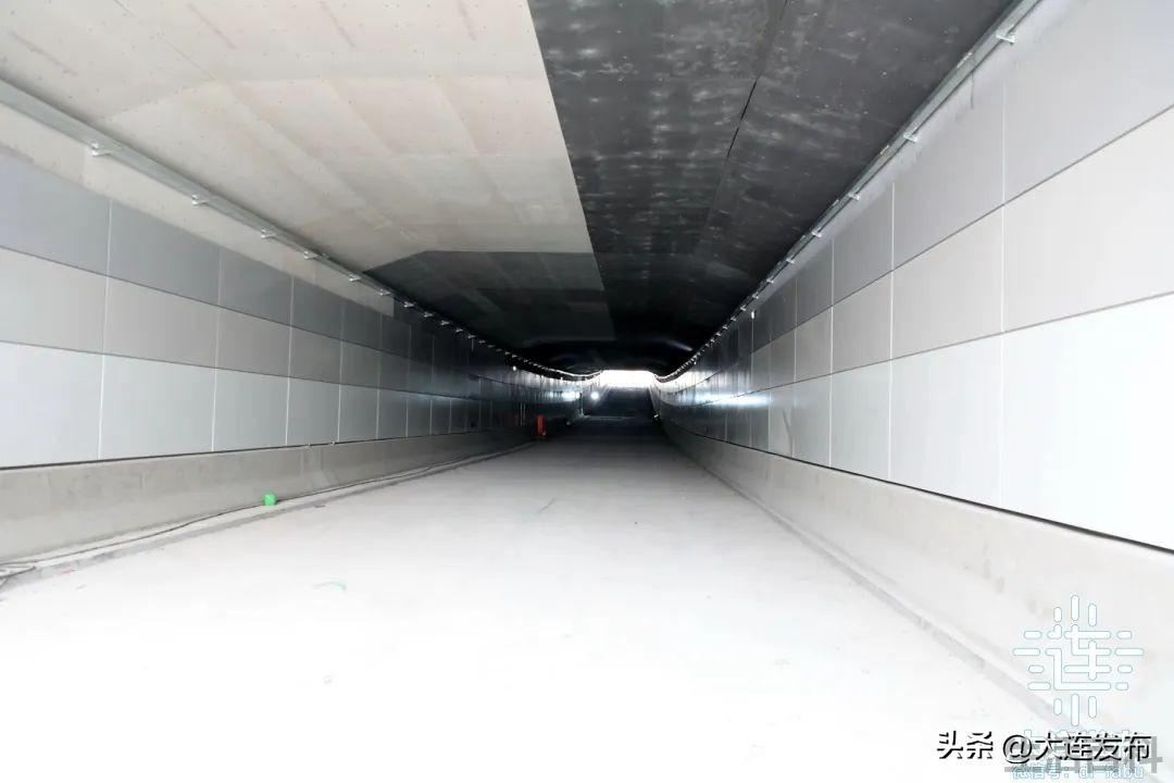大连湾海底隧道路线图