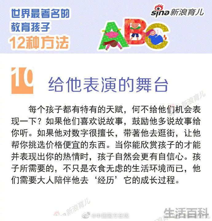 教育孩子最简单有效的方法