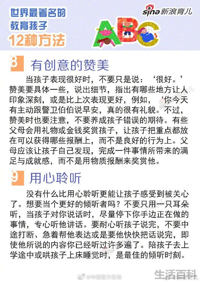 教育孩子最简单有效的方法