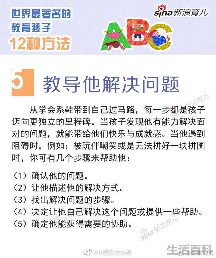 教育孩子最简单有效的方法