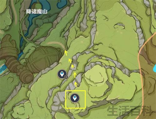 降诸魔山元素方碑附近的草元素