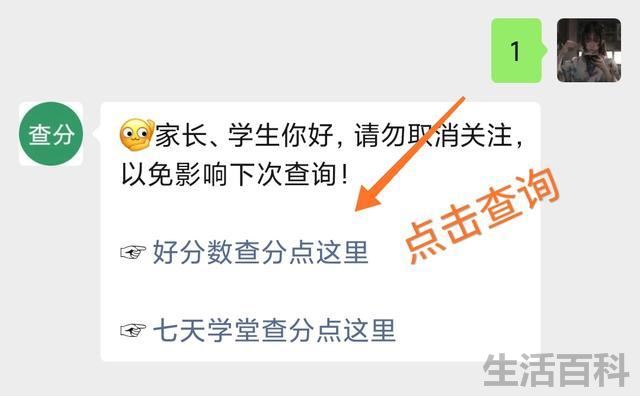 好分数家长版查成绩