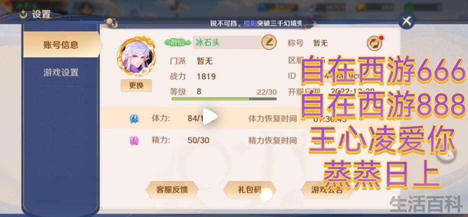 棋盘西游礼包码怎么用在哪输入