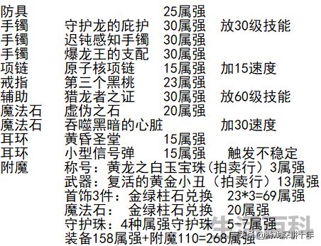阿修罗大天域套搭配