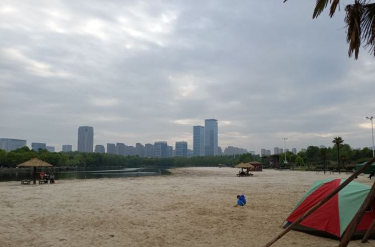 肥西巢湖沙滩