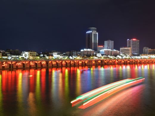 梅州梅江夜游