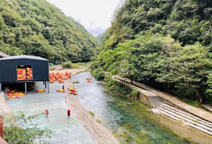 镇远高过河景区漂流-起点