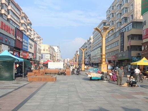 五常市建设大街步行街