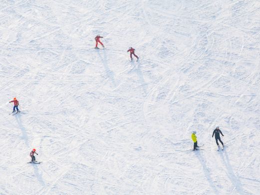 大通鹞子沟康乐山庄滑雪场