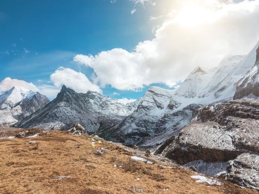 康定贡嘎雪山观景台