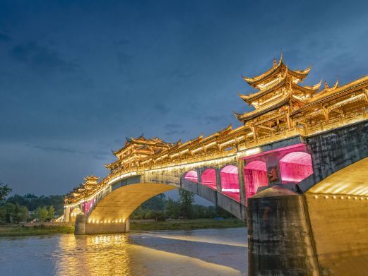 成都黄龙溪廊桥