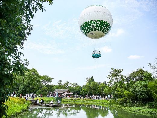 杭州西溪空中揽胜氦气球
