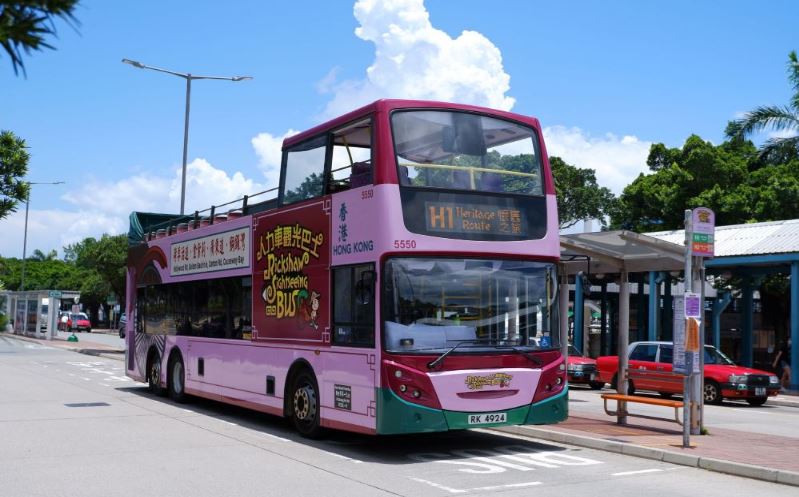 香港人力车观光巴士 Rickshaw Sightseeing Bus