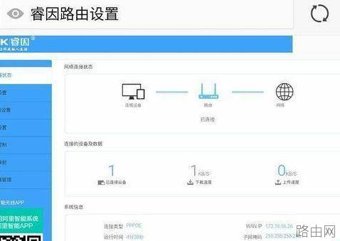 睿因路由器怎么设置上网