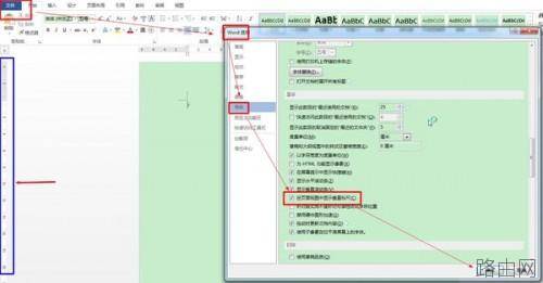 WORD文档如何调出纵向标尺